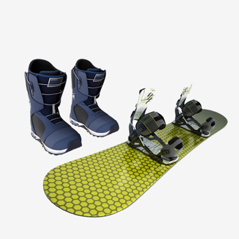 Equipo Completo de Snowboard